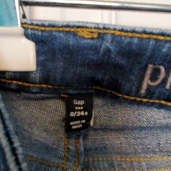 Gap premium curvy straight jeans size 0 25R - Picture 4 of 6